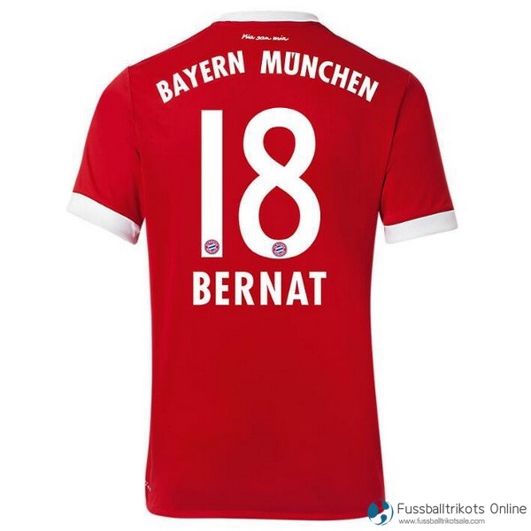 Bayern München Trikot Heim Bernat 2017-18 Fussballtrikots Günstig